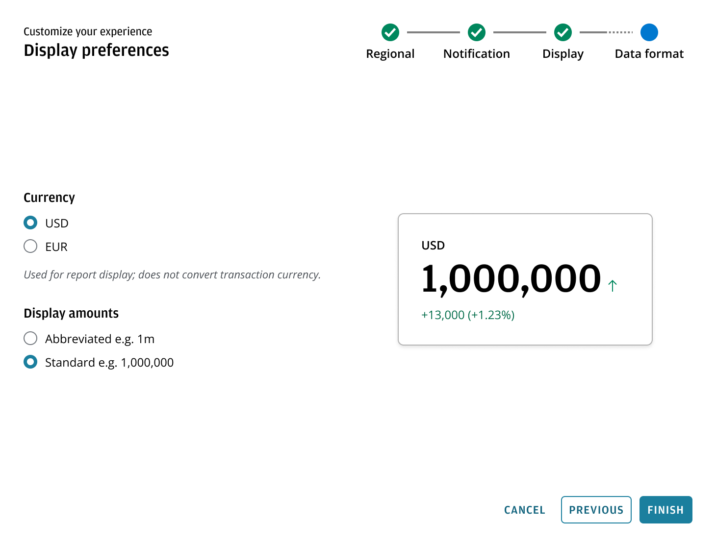 An example for dynamic live preview for an experience customization pattern